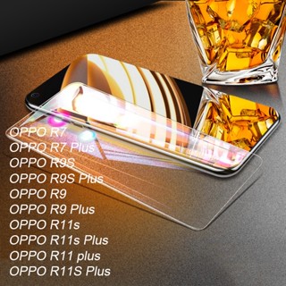 ปกเต็ม OPPO R7 Plus R9S Plus R9 Plus R11s Plus R11 Plus 2.5D 9H 0.3MM กระจก HD ชัดเจน ฟิล์มกันรอยหน้าจอ