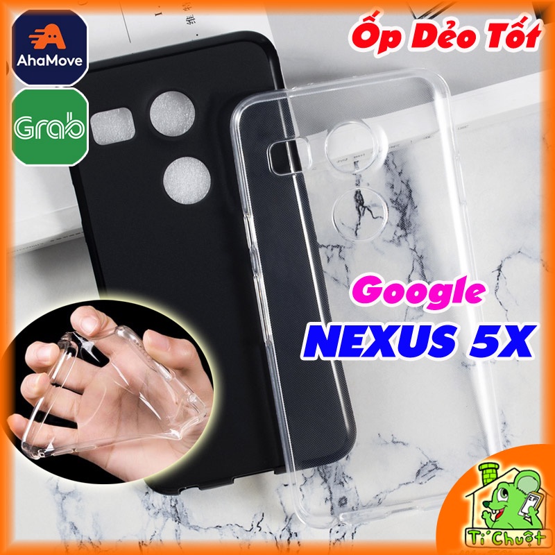 [ประเภทดี] เคสซิลิโคนใส Google Nexus 5X