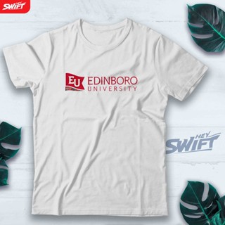 เสื้อยืด พิมพ์ลายมหาวิทยาลัย Edinboro