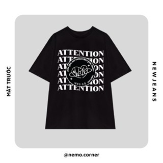 เสื้อยืดแฟชั่น Attention New Jeans Basic Unisex T-Shirt