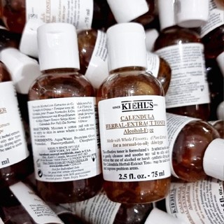 AUG02 ส่งฟรี Kiehls Calendula Herbal Extract Toner Alcohol-Free 75ml  โทนเนอร์สารสกัดจากธรรมชาติ