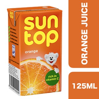 Suntop Orange Juice 125ml ++ ซันท็อป น้ำส้ทคั้น 125ml