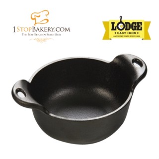 Cast Iron Lodge HMSB Heat-Treated Cast Iron Mini Serving Bowl, 0.35 lt/หม้อเหล็กหล่อ