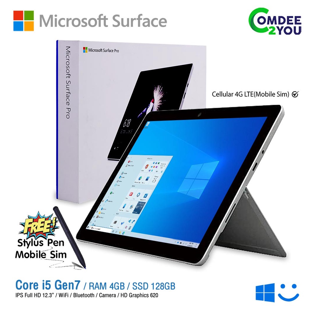 Microsoft Surface Pro Core I Gen Ram Gb Ssd Gb Ips Full Hd