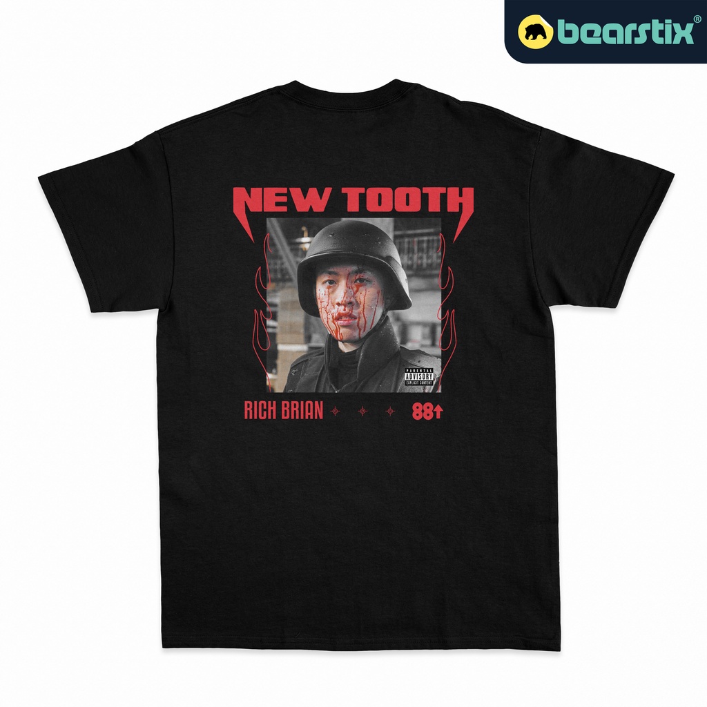 SHINZO - เสื้อยืด New Tooth - เสื้อยืด Rich Brian - 88 Rising Shirt - เสื้อยืด HITC Jokartra
