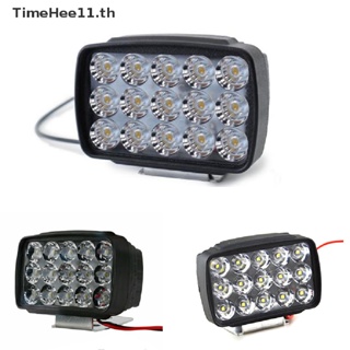 Timehee ไฟหน้ารถจักรยานยนต์ สปอตไลท์ 15 LED 1000LM Motos ATV UTV สกูตเตอร์ Lighg