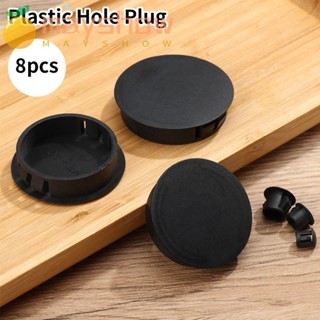 MAYSHOW 8pcs/pack Plastic Hole Plug Hole Decorative Cap Blanking End Caps Pipe Plug Cover Furniture Accessories Caps Protector Floor Protection Round Furniture Feet