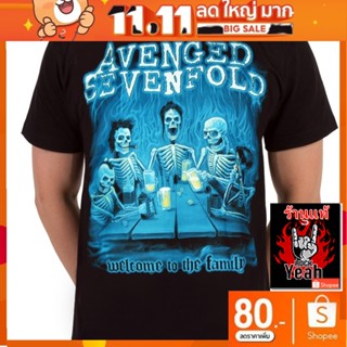 เสื้อวง Avenged Sevenfold เสื้อยืดลาย อะเว็นจด์เซเวนโฟลด์ A7X เสื้อผ้าแฟชั่น เสื้อวิ่ง เสื้อวินเทจ RCM1345