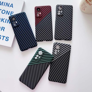 เคสโทรศัพท์มือถือ PC แข็ง คาร์บอนไฟเบอร์ ผิวด้าน บางพิเศษ สําหรับ Xiaomi Redmi Note 12 13 12S Poco X5 Pro Plus