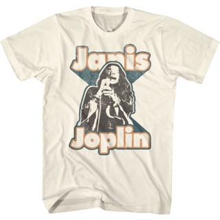 Distressed Janis Joplin T-Shirt เสื้อวินเทจผญ เสื้อเชิ้ตชาย เสื้อยืดวินเทจ เสื้อยืดเปล่า