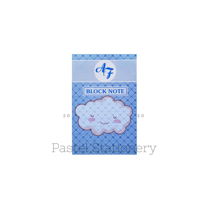 Block Note A6 AF Line - Writing Pad Meeting Event Writing Book