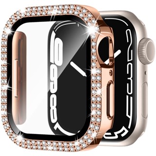 เคสป้องกัน กันกระแทก ประดับเพชร สําหรับ Apple Watch Cover Series 8 7 6 SE 5 4 3 38 มม. 42 มม. iwatch 45 มม. 41 มม. 40 มม. 44 มม.