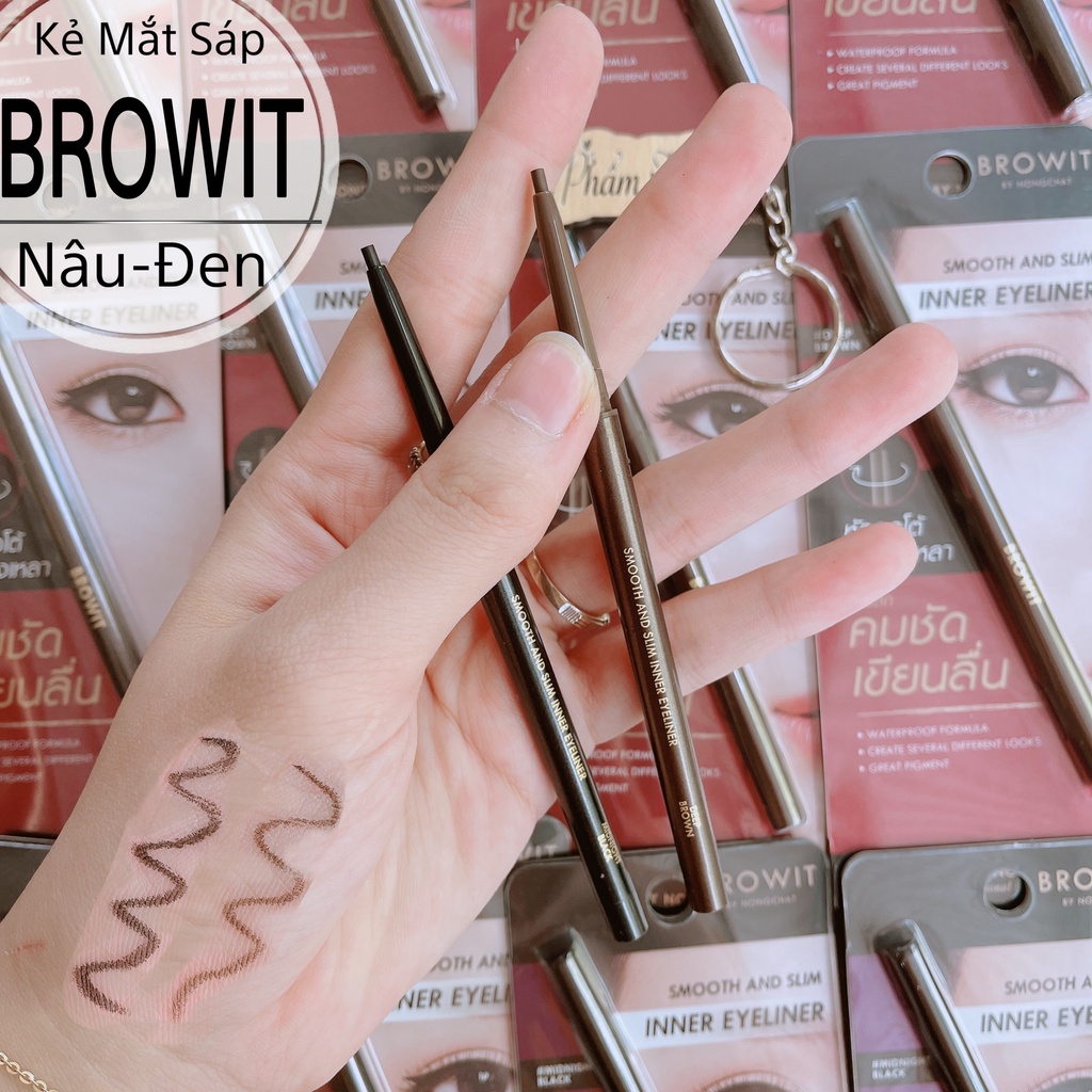 Browit By Nongchat Smooth And Slim Inner Thailand Eyeliner Wax [ ของแท ้ ]