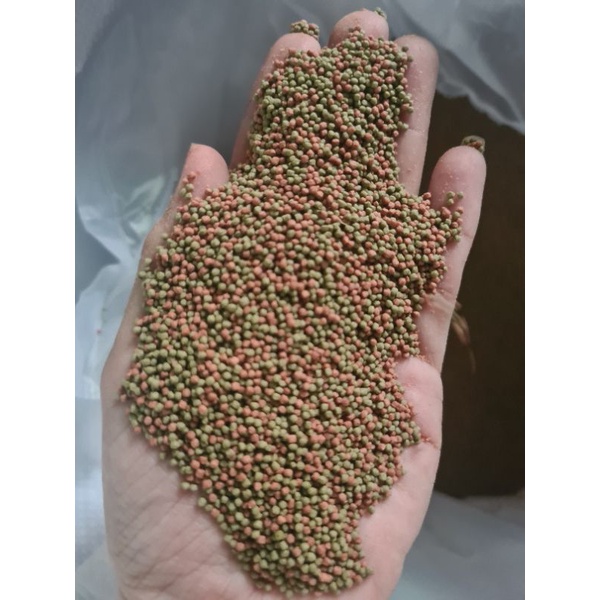 อาหารปลาคราฟ ปลาทอง หางนกยูง เม็ดจิ๋ว 800 g. (แพคใส่ถุงซิปล๊อค)🐬🐬💯💯✅