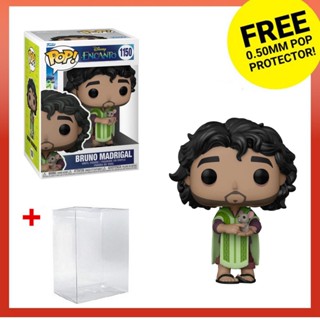 Funko Pop Disney: Encanto - Bruno Madrigal 1150 ของเล่นฟิกเกอร์ พร้อมตัวป้องกันเจ้านาย