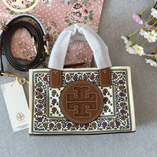 TORY​ BURCH​  ELLA​ PRINT​ED MINI TOTE BAG