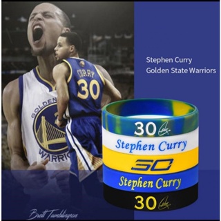 มาใหม่ สายรัดข้อมือซิลิโคน ลายโลโก้ NBA Baller Band Warriors Basketball Star Stephen Curry สําหรับเล่นกีฬา