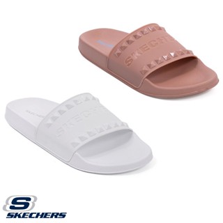 Skechers Collection รองเท้าแตะ รองเท้าแบบสวม สำหรับผู้หญิง W WSD Cali Side Lines 2 8730059 BLSH / WHT (790)