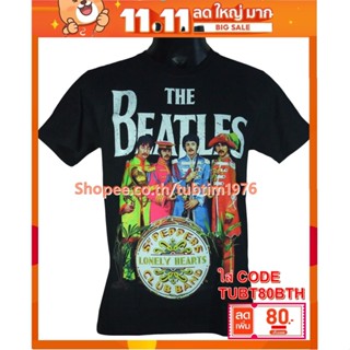 เสื้อวง The Beatles เสื้อยืดแฟชั่นวงดนตรี เสื้อวินเทจ เดอะบีเทิลส์ BTL1765