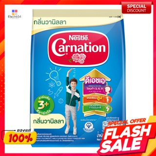 คาร์เนชัน 3+ สมาร์ทโก ผลิตภัณฑ์นมผง สูตร 4 กลิ่นวานิลลา 850 ก.Carnation 3+ Smartgo Milk Powder Formula 4 Vanilla Flavor