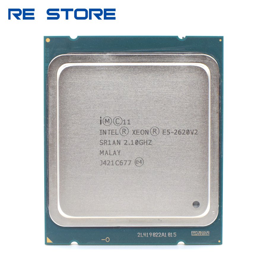 เมนบอร์ดเซิร์ฟเวอร์ Intel Xeon E5 2620 V2 Processor SR1AN 6 Core 2.1GHz 15M 80W E5 2620V2 CPU รองรับ X79 JSBQ #8