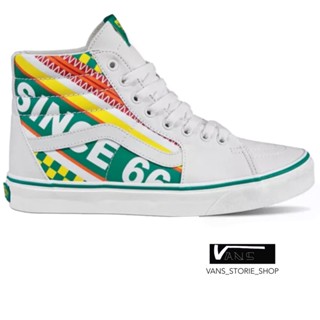 VANS SK8 HI VANS MARKET SINCE 1966 WHITE BLAZING YELLOW SNEAKERS สินค้ามีประกันแท้