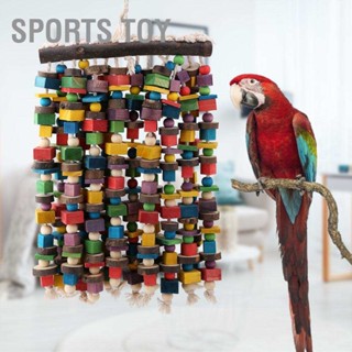 Sports Toy Parrot Bird Chewing Toys Hanging Parrort Playing with Hanger