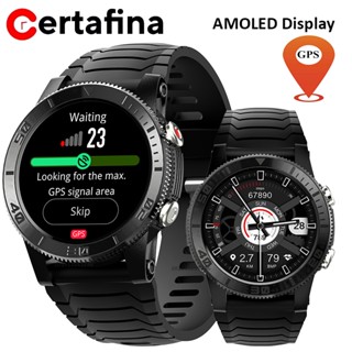 CR130กีฬา GPS สมาร์ทนาฬิกา1.32 AMOLED จอแสดงผล Heart Rate SpO2 VO2 Max ความเครียดกันน้ำ50M Smartwatch