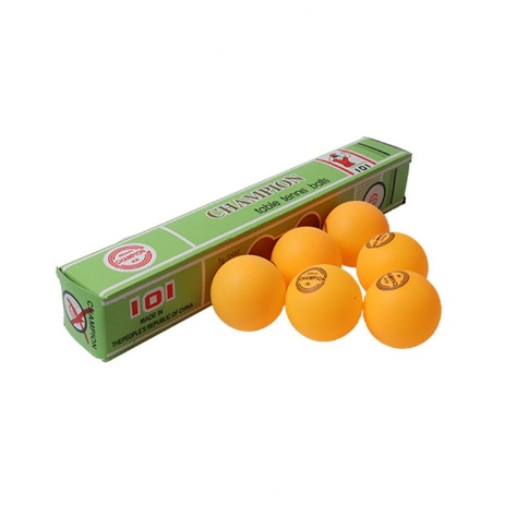 ลูกปิงปอง Champion สีส้ม-ขาว แพ็ค 6 ลูก ของแท้ 100% // ออเดอร์ขั้นต่ำ 20บาทนะค้าา