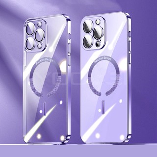 【เคส Pc เรเดียมแกะสลัก สีม่วงอ่อน】สําหรับ compatible for iPhone 14 Pro Max 13 Pro Max 12 Pro Max