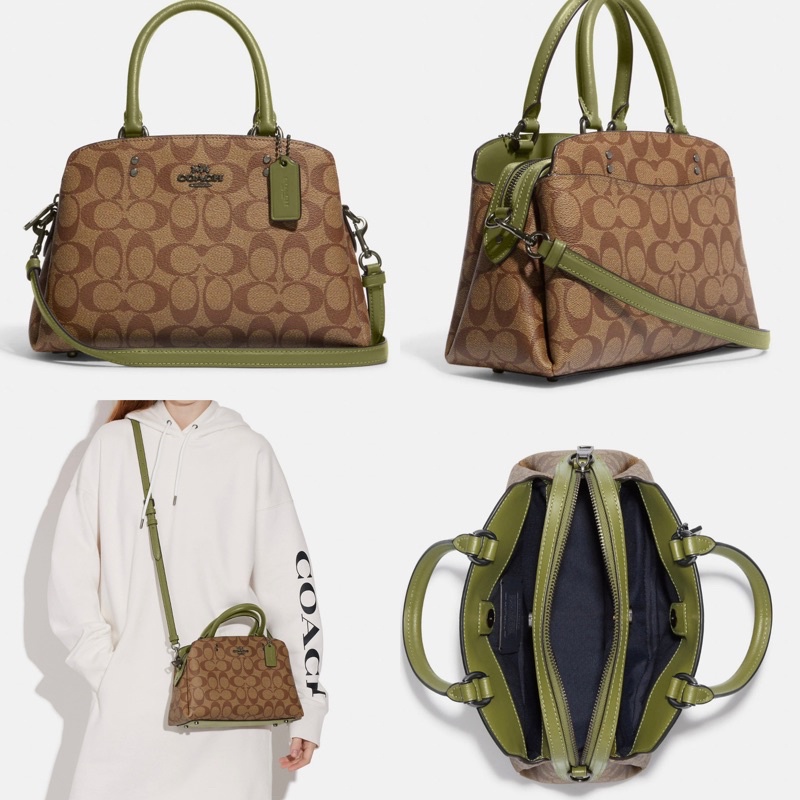 COACH MINI LILLIE CARRYALL IN SIGNATURE CANVAS (COACH 91494) มี4สีให้