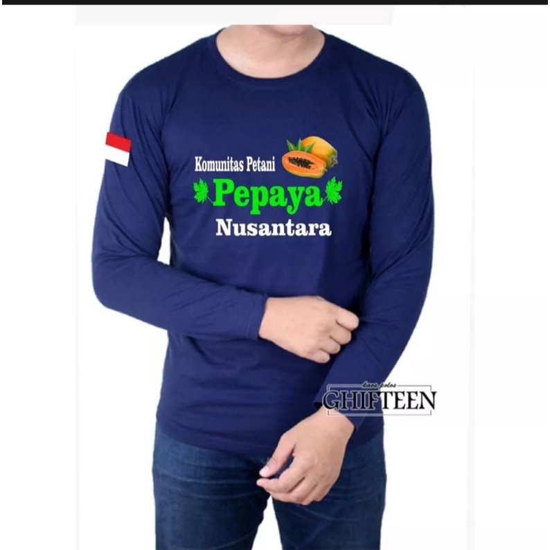 DISTRO เสื้อยืด PANJAANG เสื้อยืด PAPAYA FARMER COMMUNITY T-SHIRTS