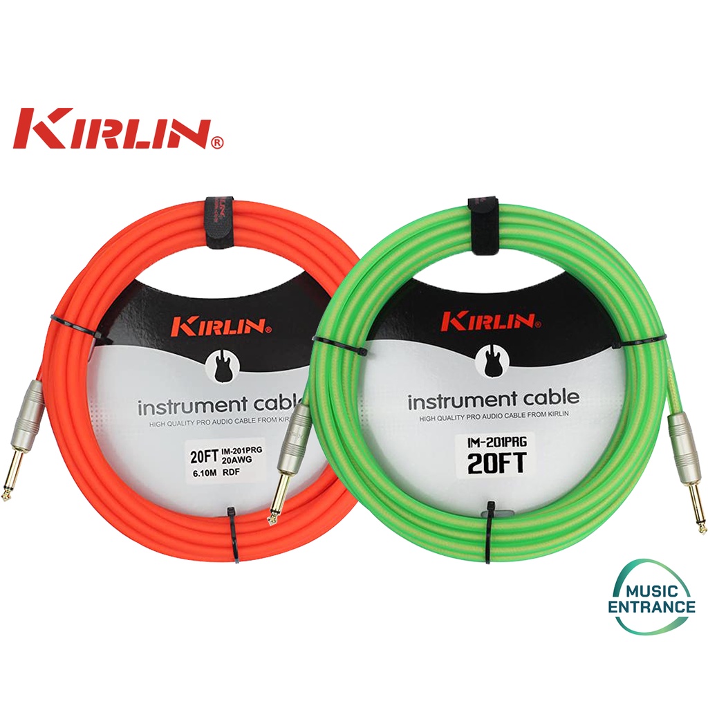 Kirlin IM-201PGR Premium Instrument Cable 6 เมตร