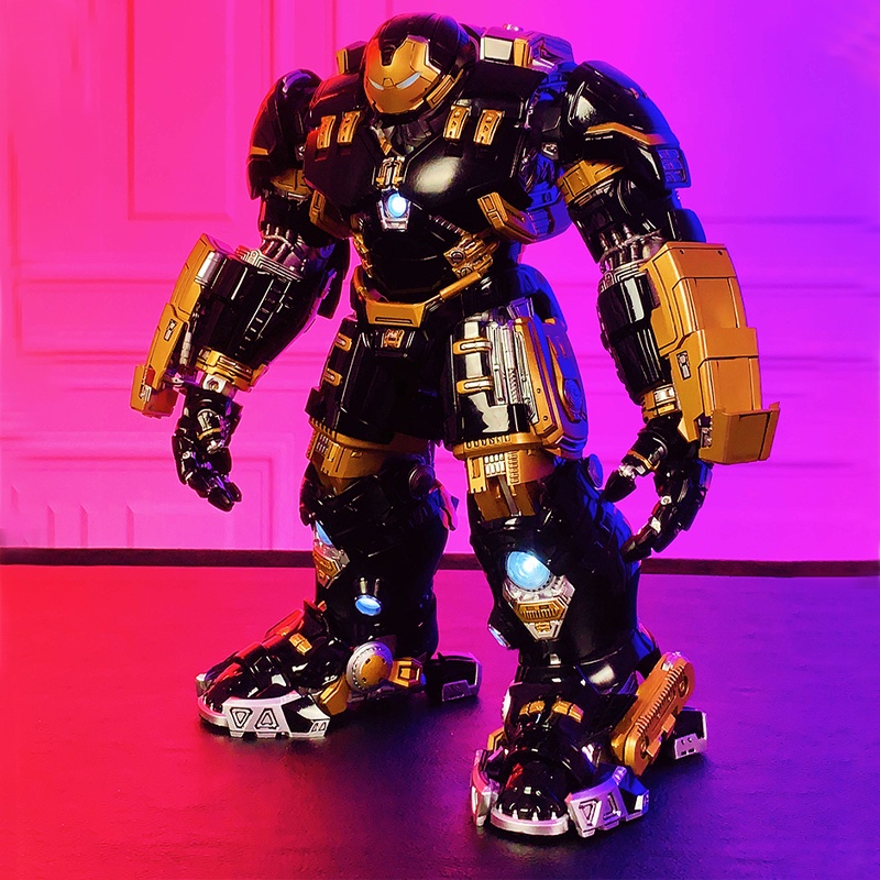 000+Comicave Marvel Avengers Iron Man Mk44 Blackgold Hulkbuster CS 1/12 ...