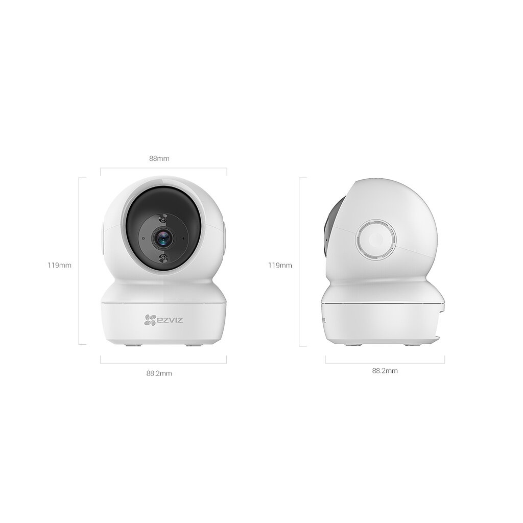 🛵มีส่งด่วน💨 EZVIZ C6N 2MP WI-FI IP SECURITY CAMERA 2.4GHZ กล้องวงจรปิดหมุนได้ 340° รับประกัน 2 ปี