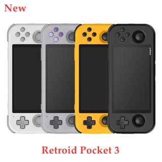 ใหม่ Retroid Pocket 3 เครื่องเล่นเกมมือถือ หน้าจอสัมผัส 4.7 นิ้ว Android 11 วิดีโอเกมคอนโซล TV Out กล่องของขวัญ