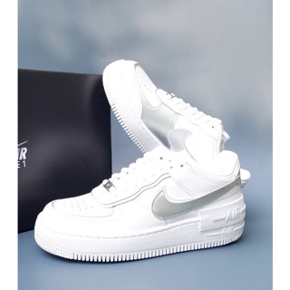 พร้อมส่ง NIKE AIR FORCE1 SHADOW SILVER