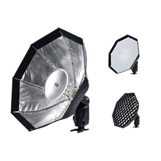 Godox AD-S7 Multifunctional Soft Box Octagonal Honeycomb Grid Umbrella Softbox for WITSTRO Flash Speedlite AD200 AD180 A