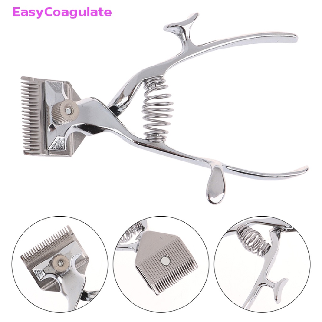 Eas Manual Low Noise Hair Vintage ตัดผมมือแบบพกพาตัดผม Ate