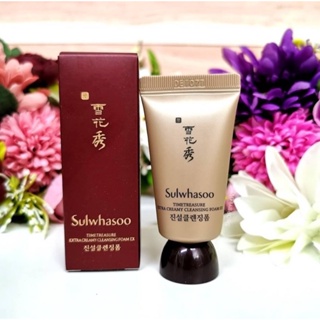 โฟมล้างหน้า Sulwhasoo Timetreasure Extra Creamy Cleansing Foam 15ml