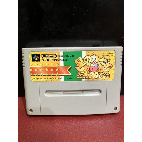 ตลับแท้ [SFC] Kirby Super Deluxe Japan Original (SHVC-AKFJ)Super Famicom