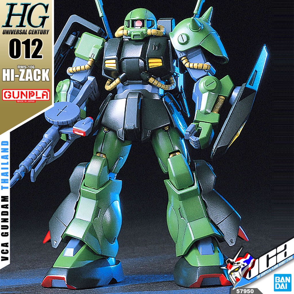 VCA 8️⃣ BANDAI GUNPLA HIGH GRADE HGUC HG 1/144 RMS-106 HI ZACK HI-ZACK GUNDAM ประกอบ หุ่นยนต์ โมเดลก