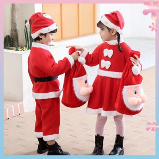 Christmas clothes childrens baby suit girls dress Santa Claus clothes Christmas clothes theme boys dress