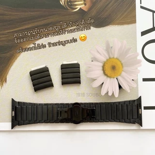 เหลี่ยม สายสําหรับ iwatch สายนาฬิกา ปรับได้ 41/40/44/45/46/49mm watch se11/10/8/9/7/6/5/4/3/2/1/S/E สาย นาฬิกา เหลี่ยม