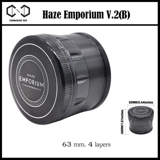 ที่บด Haze Emporium เครื่องบดสมุนไพร V.1 Haze Emporium Grinder สี ดำ / ดำ-ทอง /เงิน