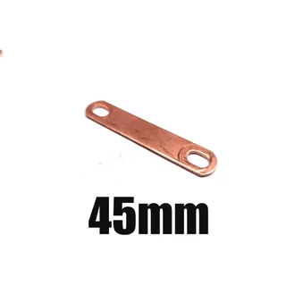 บัสบาร์ Bus bar หนา 1.5มม Busbar 25- 80 mm ทองแดงแท้ แผ่นทองแดง สำหรับ แบตเตอรี่