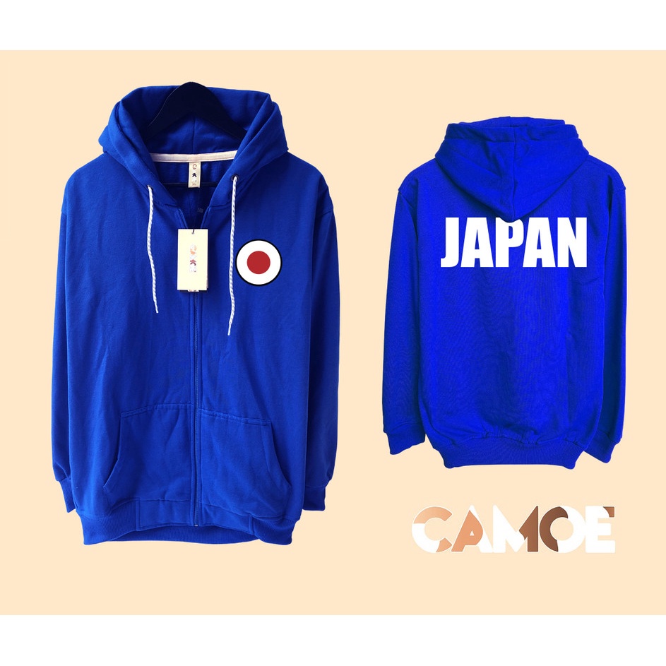 CAMOE Japan Flag Zipper Hoodie Jacket