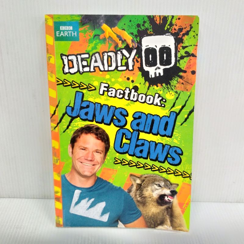 Jaws and Claws : Deadly Factbook หนังสือภาษาอังกฤษ มือสอง By BBC ประเภท Non-fiction ปกอ่อน