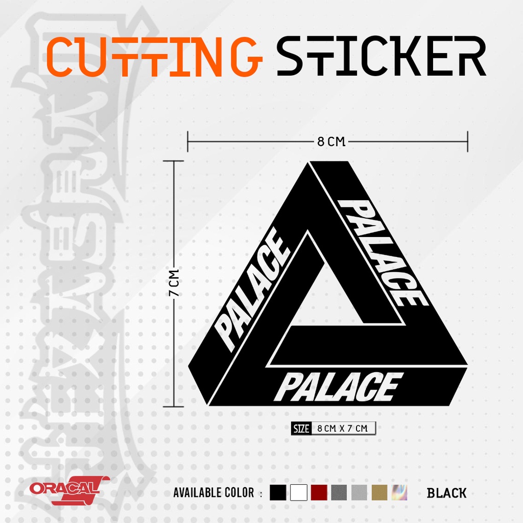 สติ๊กเกอร์ตัด โลโก้ PALACE | สติ๊กเกอร์ตัดโลโก้พระราชวัง