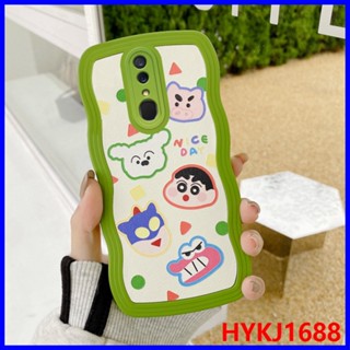 เคส OPPO F11 เคสโทรศัพท์มือถือ ซิลิโคนนิ่ม tpu ลายคลื่น สําหรับ BBPW